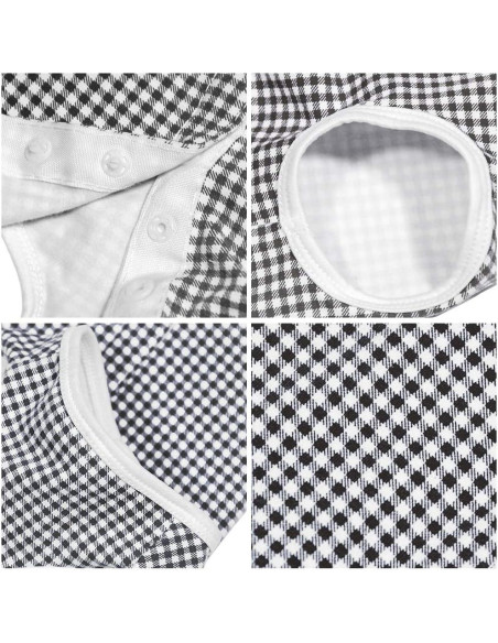 Camisa de Recuperación para Perros Kukaster XXS Cuadrícula