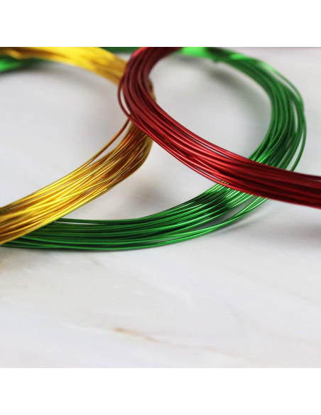 14 Rollos de Alambre de Aluminio 1mm para Manualidades DIY