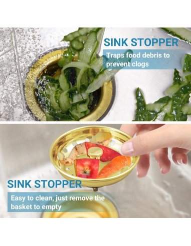 Filtro de Drenaje KONE Acero Inoxidable 8 cm Tapón Universal