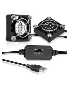 Ventiladores USB GDSTIME 40mm Silenciosos 2-Pack 5V DC