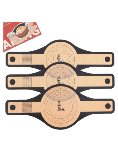 Alfombrillas de Silicona para Horno Folksy Super Kitchen 3 Pcs