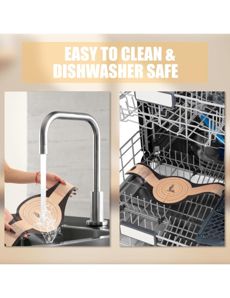 Alfombrillas de Silicona para Horno Folksy Super Kitchen 3 Pcs