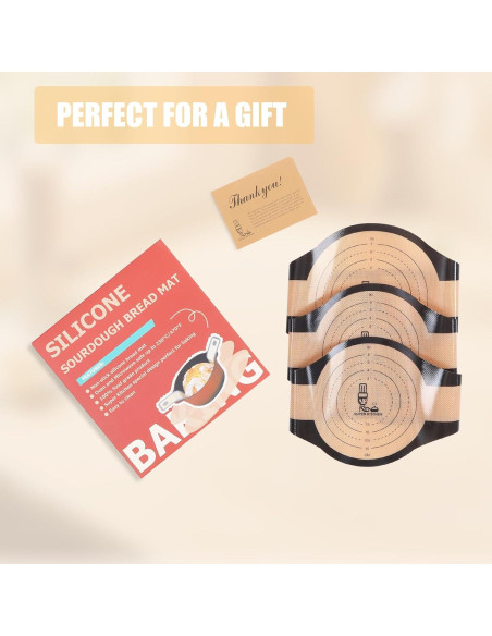 Alfombrillas de Silicona para Horno Folksy Super Kitchen 3 Pcs