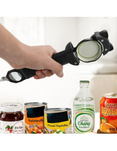 Abrebotellas Multifuncional EBUTY para Manos Débiles - Negro 2