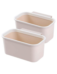 2 Soportes Colgantes de Taza Rosa Rikyo 25x13x12 cm