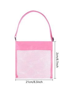 Bolsas de Playa de Malla TUPARKA 4 Pcs Ajustables 22x21cm 2