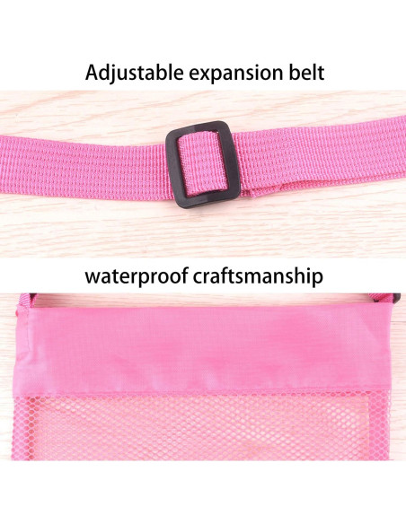 Bolsas de Playa de Malla TUPARKA 4 Pcs Ajustables 22x21cm