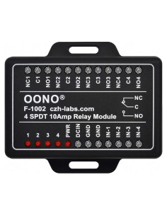 Módulo Relé de Potencia 4 Canales SPDT 10A DC5V para Raspberry Pi