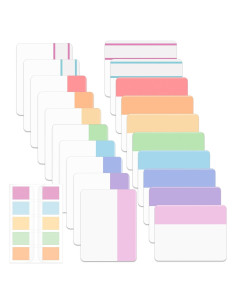 Pestañas Adhesivas Mr. Pen, 500 Pcs, Color Pastel, 21 Sets