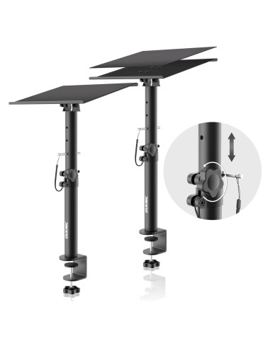 Soporte de Altavoz de Escritorio OUKMIC Ajustable 34-46 cm