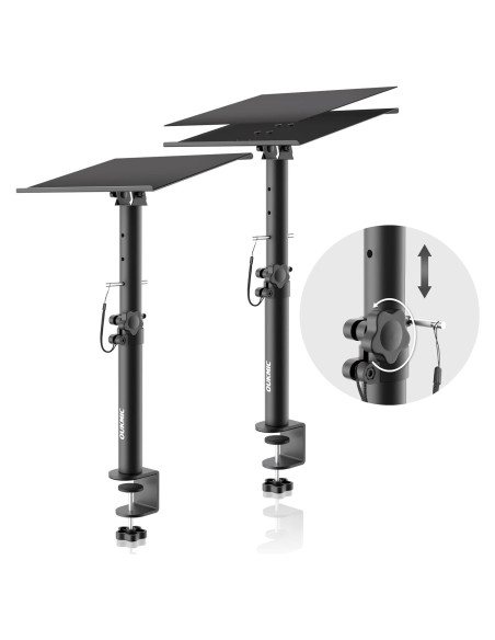 Soporte de Altavoz de Escritorio OUKMIC Ajustable 34-46 cm