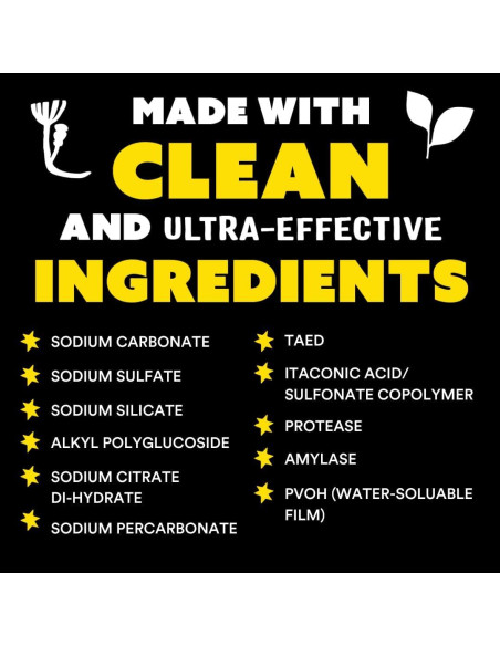 Bolsas de Detergente para Lavavajillas Molly's Suds 120 Unidades