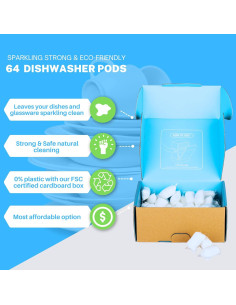 Bolsas de detergente para lavavajillas Greenseedz 64 unidades 2