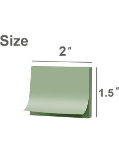 Notas Adhesivas Kozerite 1.5x2" Vintage 50 Pads Reciclables 2