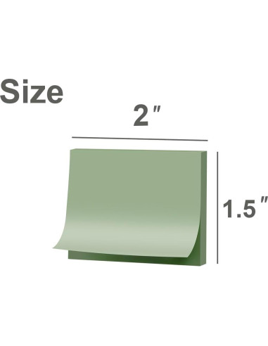 Notas Adhesivas Kozerite 1.5x2" Vintage 50 Pads Reciclables