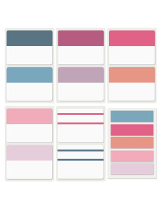 Pestañas Adhesivas ELII 300 Pcs Escriturables y Reposicionables