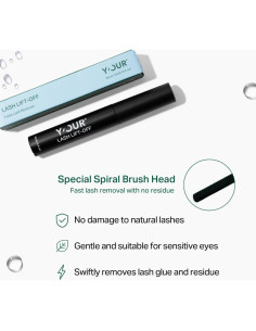 Desmaquillante de Pestañas Y'OUR Lift-Off 295g - Suave y Efectivo 2