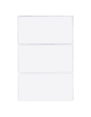 Etiquetas Adhesivas Rectangulares Royal Green 150 Unidades 102x51mm