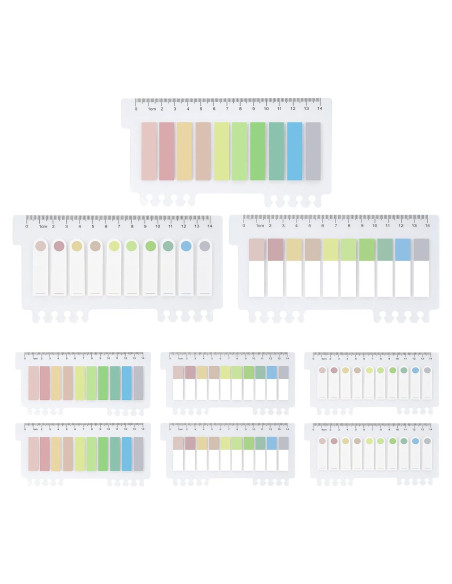 Set de 1200 Pestañas Adhesivas Agoer - 10 Colores Macaron Set de 1200 Pestañas Adhesivas Agoer - 10 Colores Macaron
