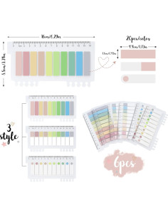 Set de 1200 Pestañas Adhesivas Agoer - 10 Colores Macaron 2