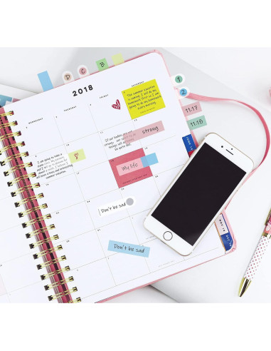 Set de 1200 Pestañas Adhesivas Agoer - 10 Colores Macaron