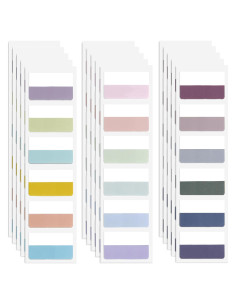 Pestañas Adhesivas Potanro 360pcs 4.6cm Coloridas Reposicionables