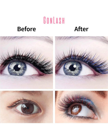 Extensiones de Pestañas GON 1000 Fans 5D Rizado D 9-16mm