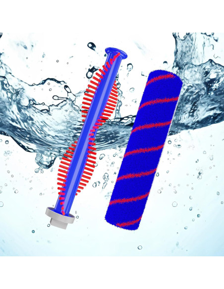 Boquilla Motorizada Dyson V7 V8 con Rodillos Suaves y de Cerdas