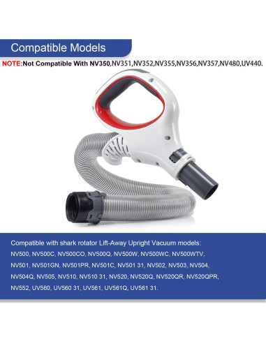 Mango de Manguera de Reemplazo LesinaVac para Shark Rotator