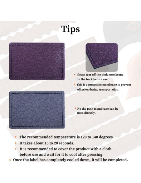 30 Parches Adhesivos de Cuero Sintético Bestlabel Caqui 30 Parches Adhesivos de Cuero Sintético Bestlabel Caqui