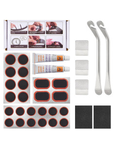 Kit de Reparación de Neumáticos Zacro 34 Piezas con Parches