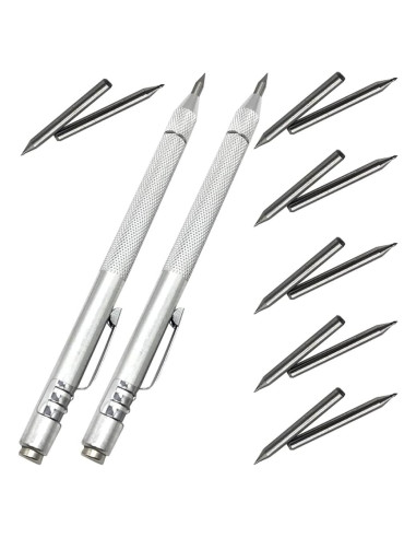 Juego de Scriber NEPAK de Carburo con 12 Puntas Reemplazo