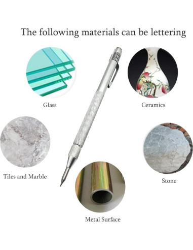 Juego de Scriber NEPAK de Carburo con 12 Puntas Reemplazo