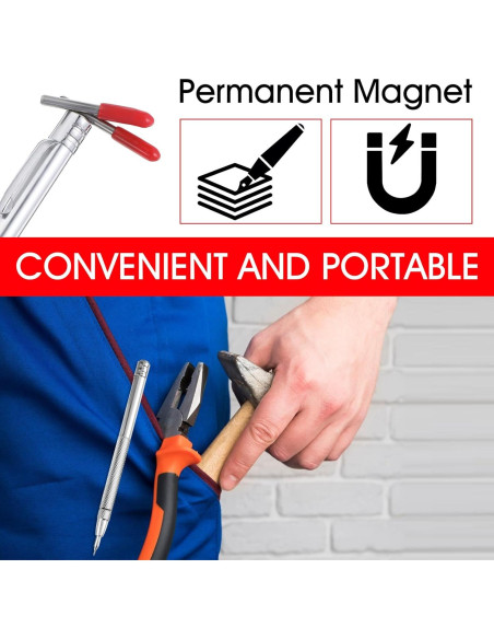 Bolígrafo de Grabado Prasacco 2 Pcs Carburo Tungsteno con Imán