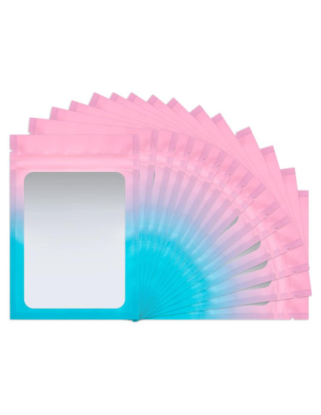 Paquete de 100 Bolsas Mylar Reutilizables 14 x 20 cm STUs