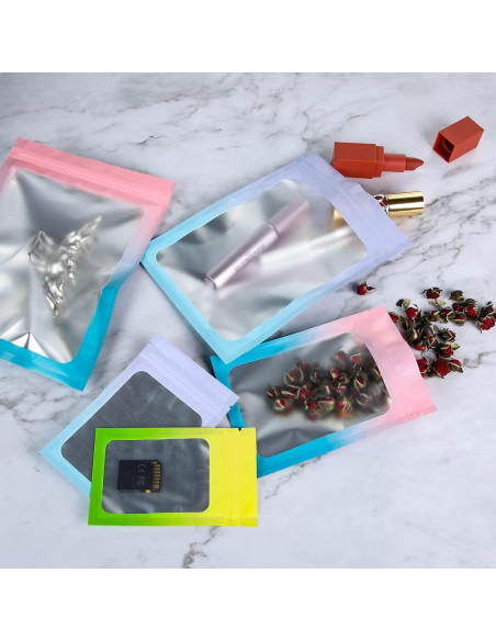 Paquete de 100 Bolsas Mylar Reutilizables 14 x 20 cm STUs