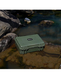 Funda Dura Impermeable MEIJIA 18.5x14.06x6.93 cm Verde 2