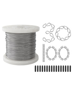 Cable de Alambre de Acero Inoxidable 304 100m 166kg BKMAMLAB