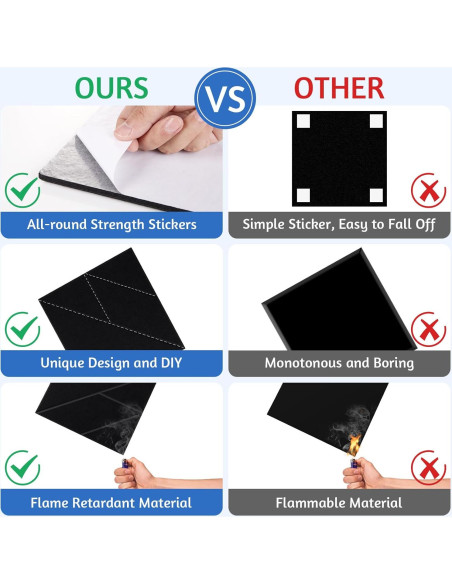 21 Paneles Acústicos Autoadhesivos 30.48x30.48cm Negro