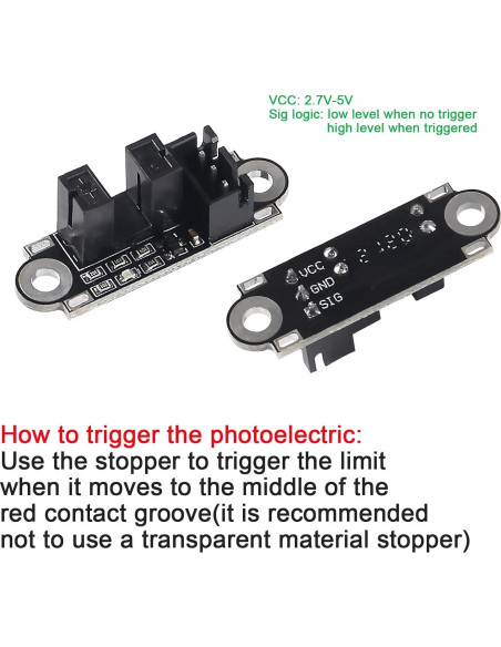 8 Interruptores Ópticos Con Cable 1M QCCAN Para Impresora 3D