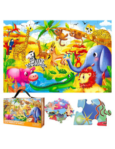 Puzzle de Suelo Gigante Quokka 2x3m para Niños 3-5 Años