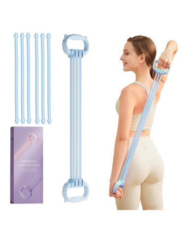 Bandas de Resistencia KZ-ADRP 6 Tubos Ajustables para Fitness