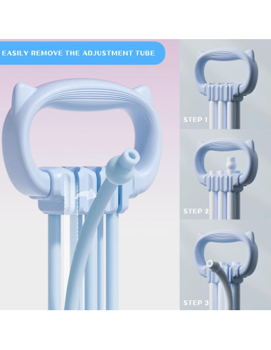 Bandas de Resistencia KZ-ADRP 6 Tubos Ajustables para Fitness