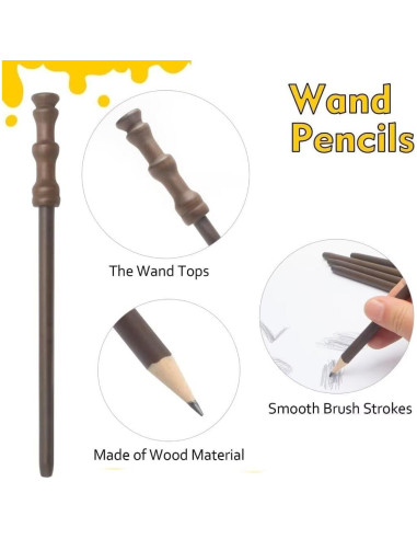 Juego de Fiesta de Cosplay 12pcs - Gafas y Lápices Varita