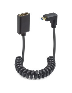 Cable Micro HDMI a HDMI Duttek 8K 1.2m Ultra Delgado Flexible