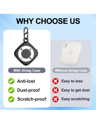 Funda de Silicona para Tile Mate 2022 - 2 Paquetes Impermeables