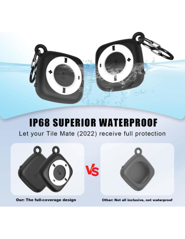 Funda de Silicona para Tile Mate 2022 - 2 Paquetes Impermeables