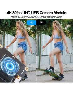 Cámara USB 4K MMlove 11MP Autoenfoque Anti-Vibración 2