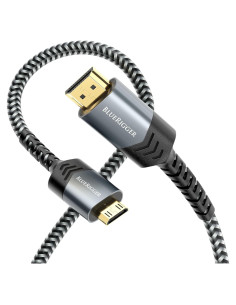 Cable Mini HDMI a HDMI BlueRigger 1.83m 4K 60Hz Alta Velocidad