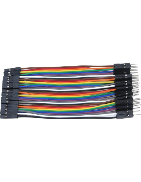 Cables de Salto Antrader 40 Pines Macho a Hembra 10cm